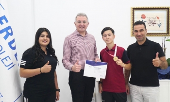 Erdem Koleji öğrencisi gururlandırdı!