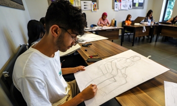 Resim kursuna yoğun ilgi!