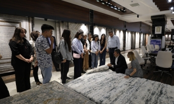 GAÜN öğrenci halı fabrikasında!