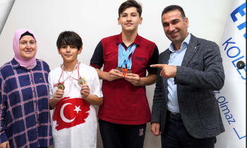       Erdem Koleji madalyaya doymuyor!